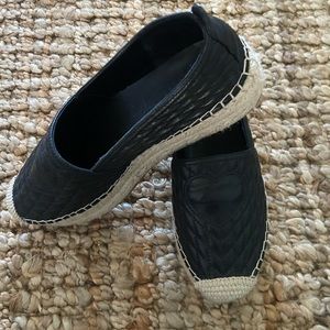 Karl Lagerfeld, size 6, black espadrilles. Brand new, sooo cute